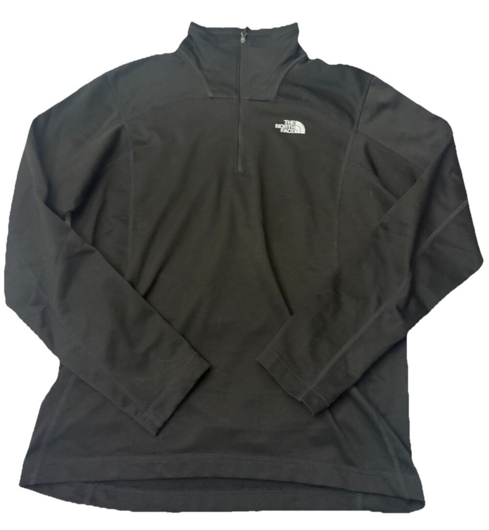 The North Face Half Zip Jacket Men’s S Black Soft Shell Long Sleeve Pullover